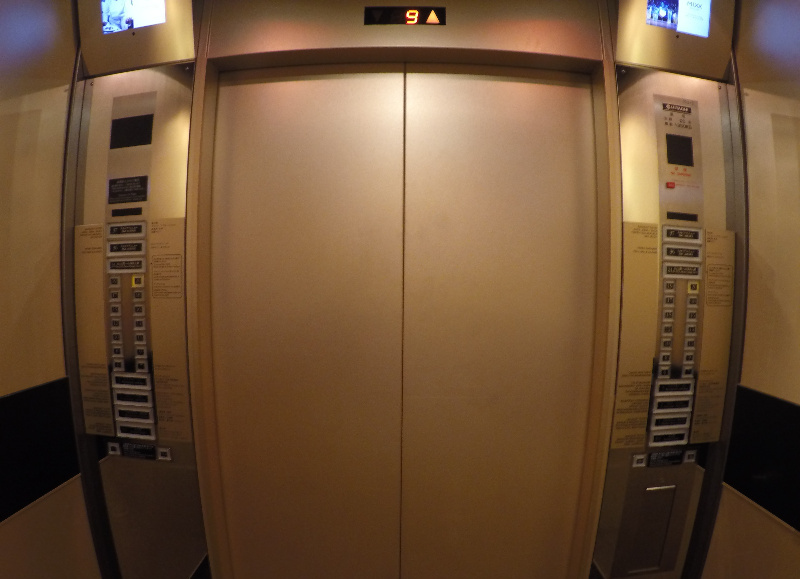 Intercontinental ANA Tokyo interior ascensor Intercontinental ANA Tokyo interior ascensor