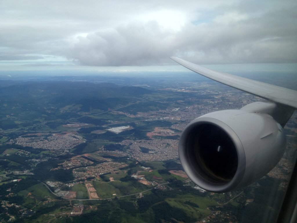 Aterrizando en Sao Paulo