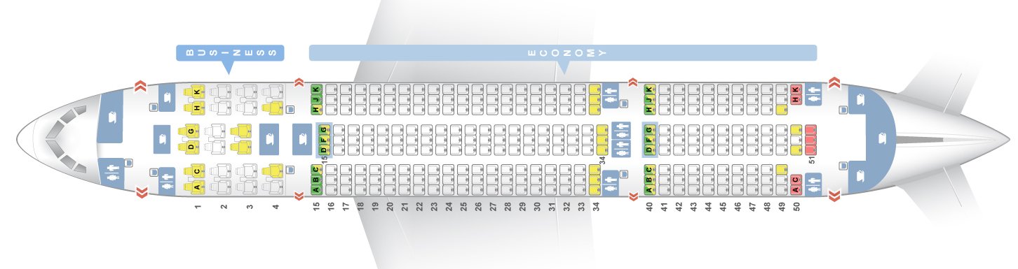 mapa asientos 787 Air Europa
