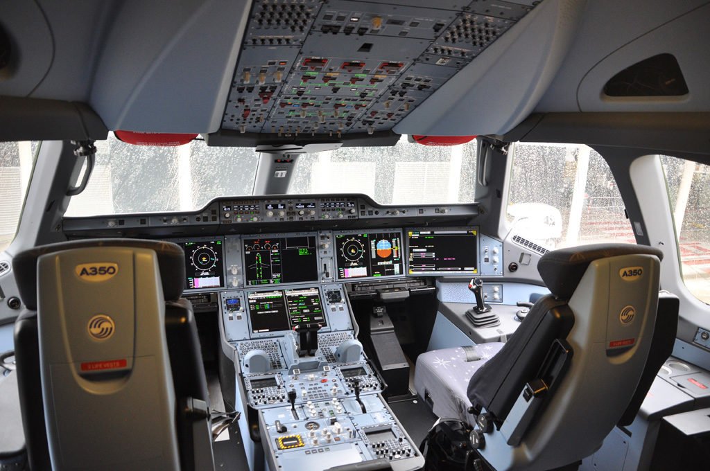 Singapore A350 Cockpit