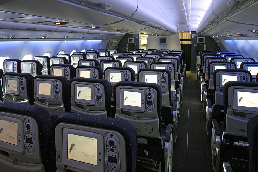 Air France - Cabina clase turista