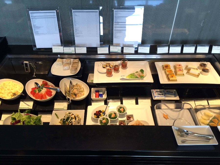 Buffet, ANA Suite Lounge, Aeropuerto de Haneda