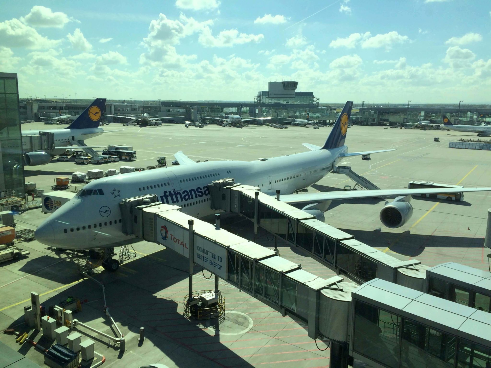 Aeropuerto de Frankfurt, Lufthansa Boeing 747-800