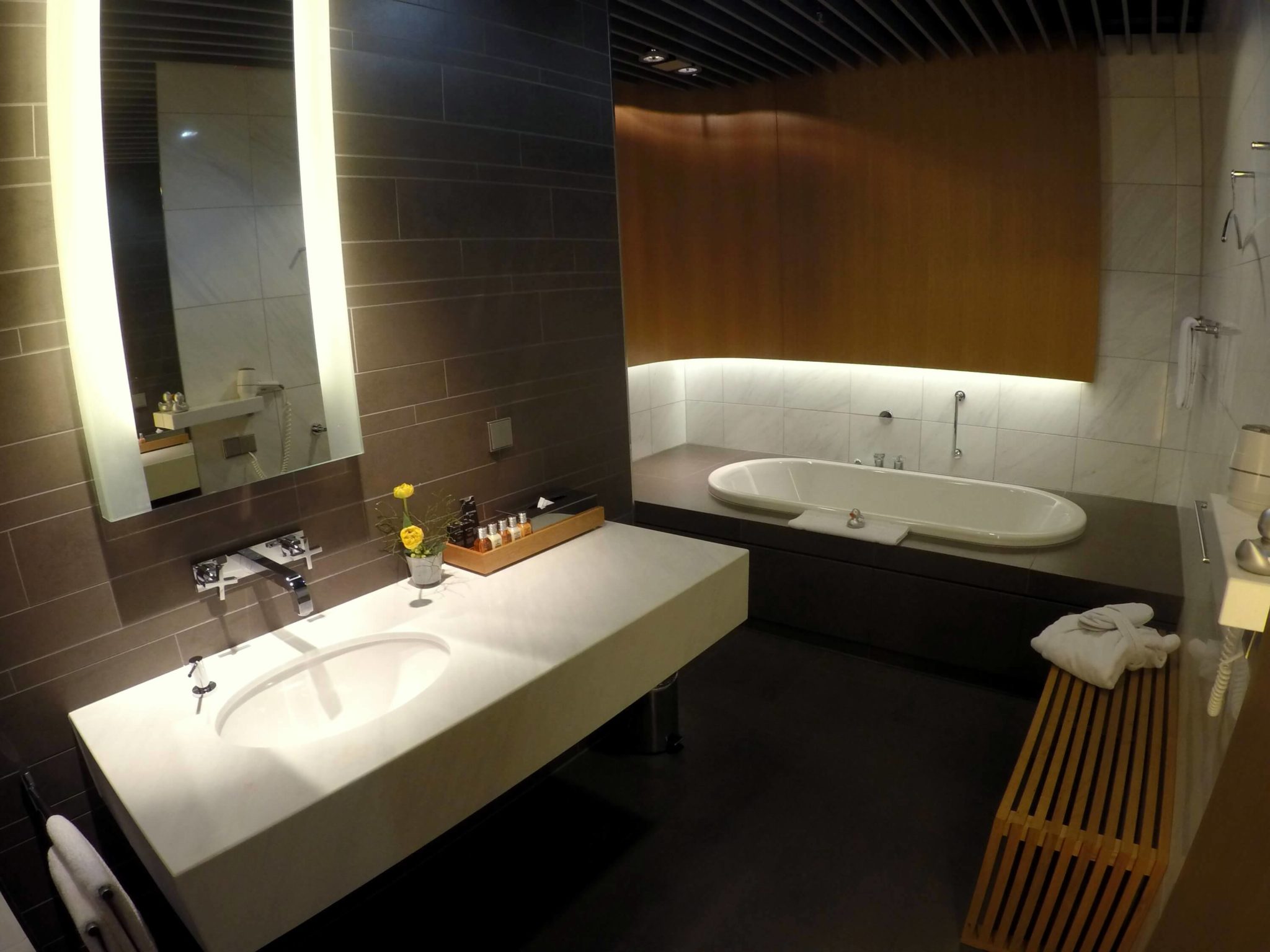 Lufthansa First Class Lounge Frankfurt, baño