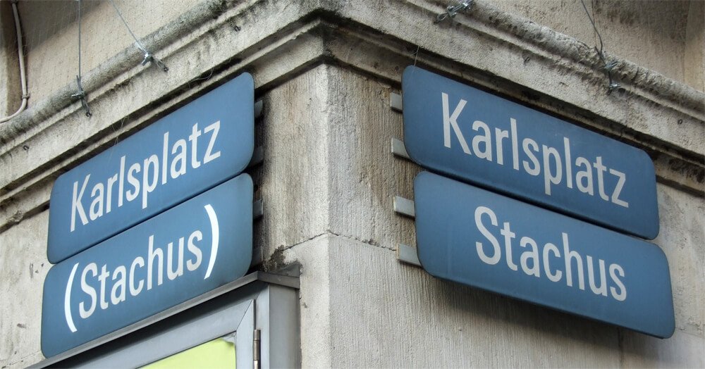 Karlsplatz, más famosa en Alemania como Stachus