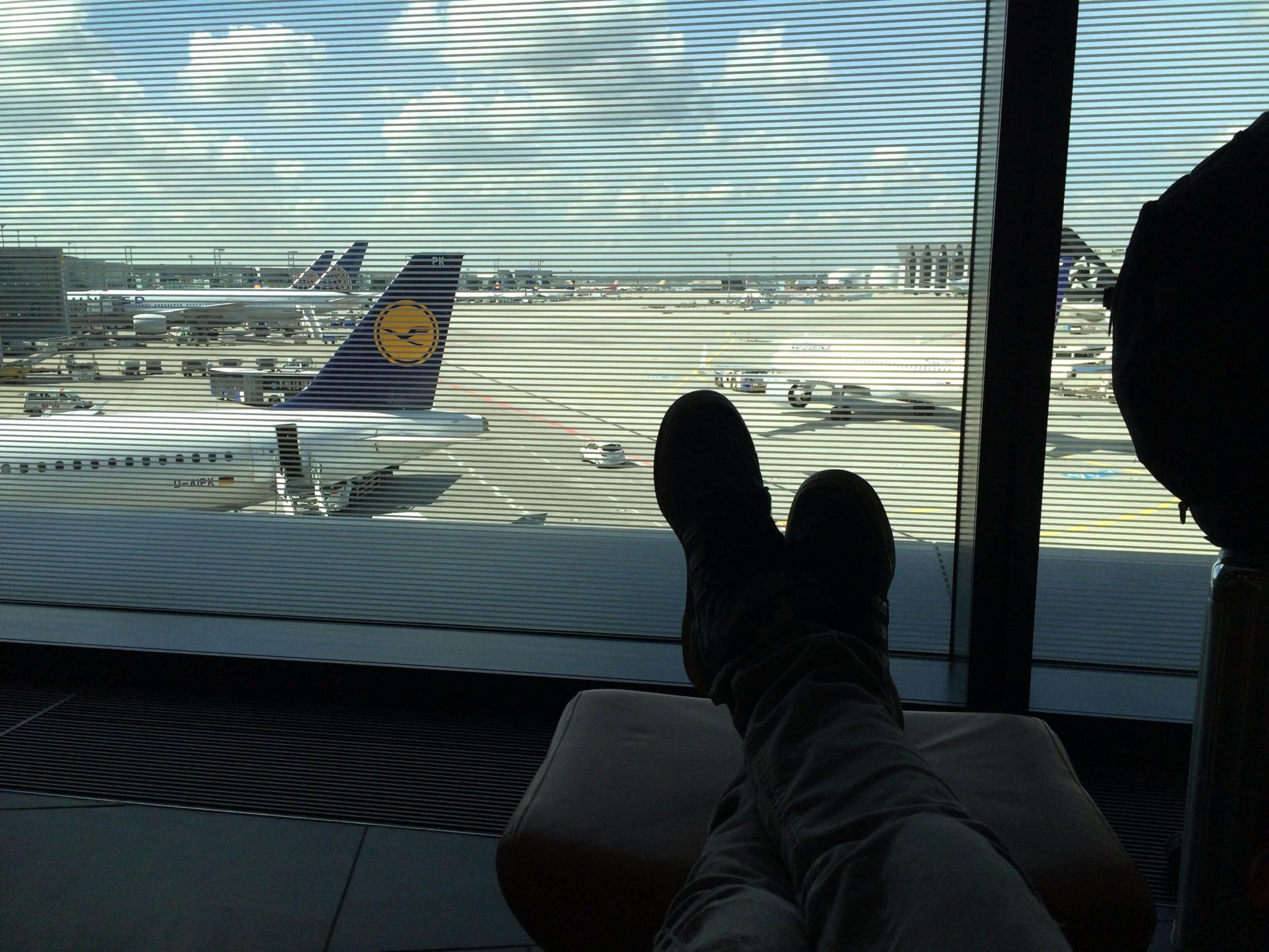 First Class lounge de Lufthansa en Frankfurt