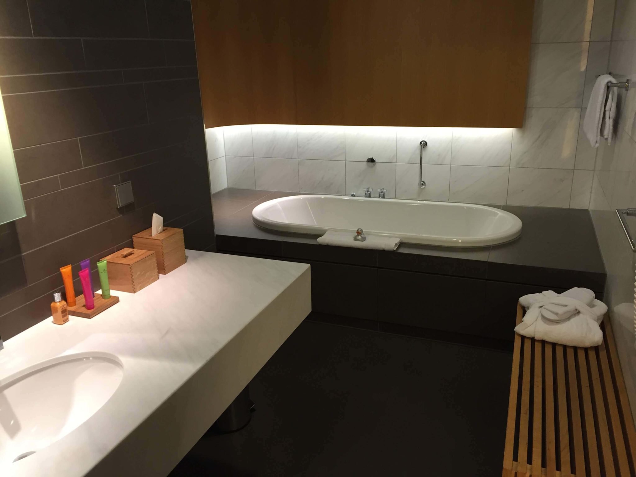 Baño First Class Lounge Frankfurt