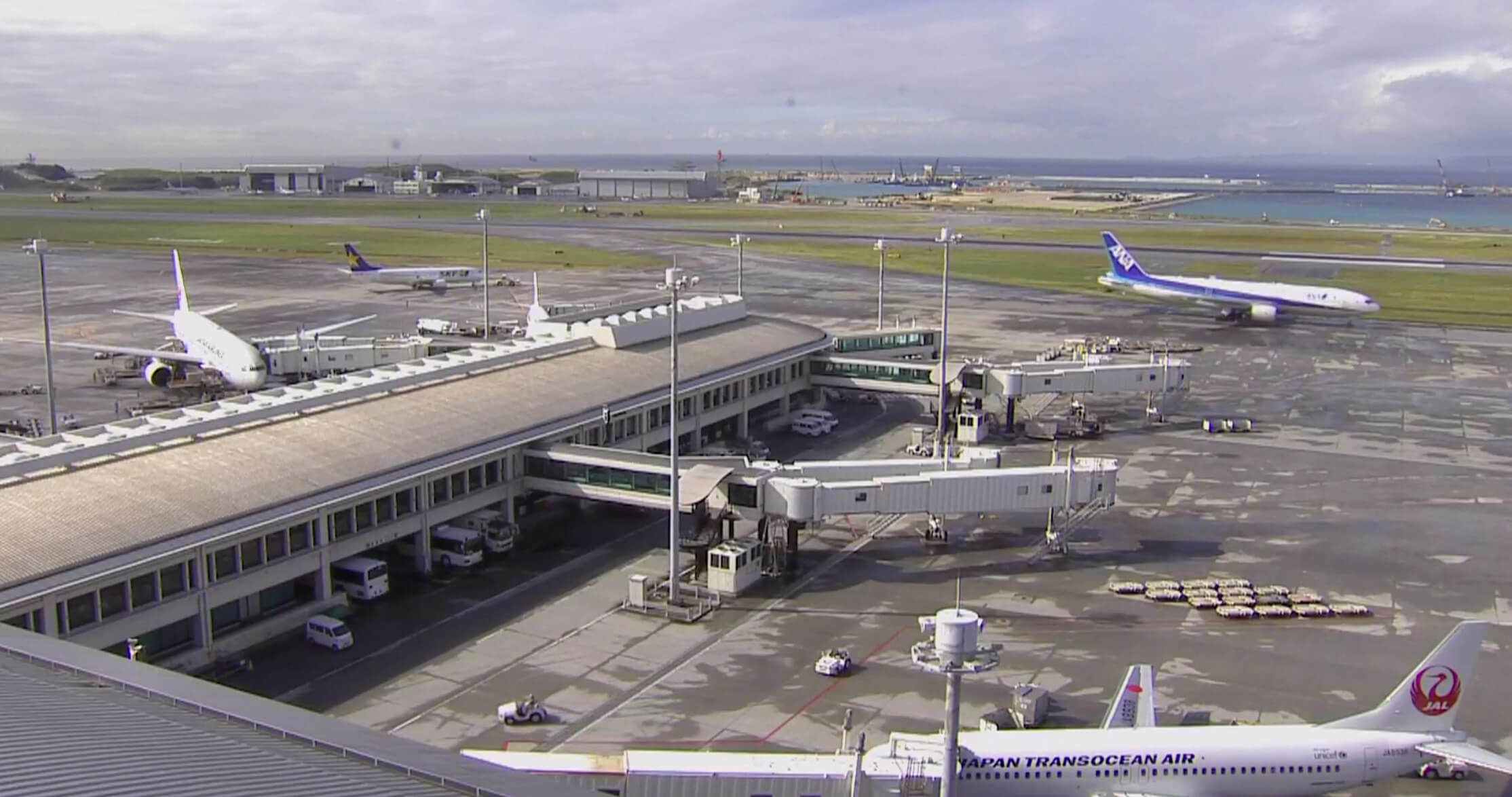 Webcam en el aeropuerto de Okinawa