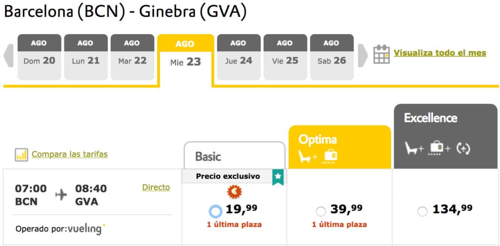 Promo Vueling Vuelos Desde 24,99€ + Códigos de Descuento por 20
