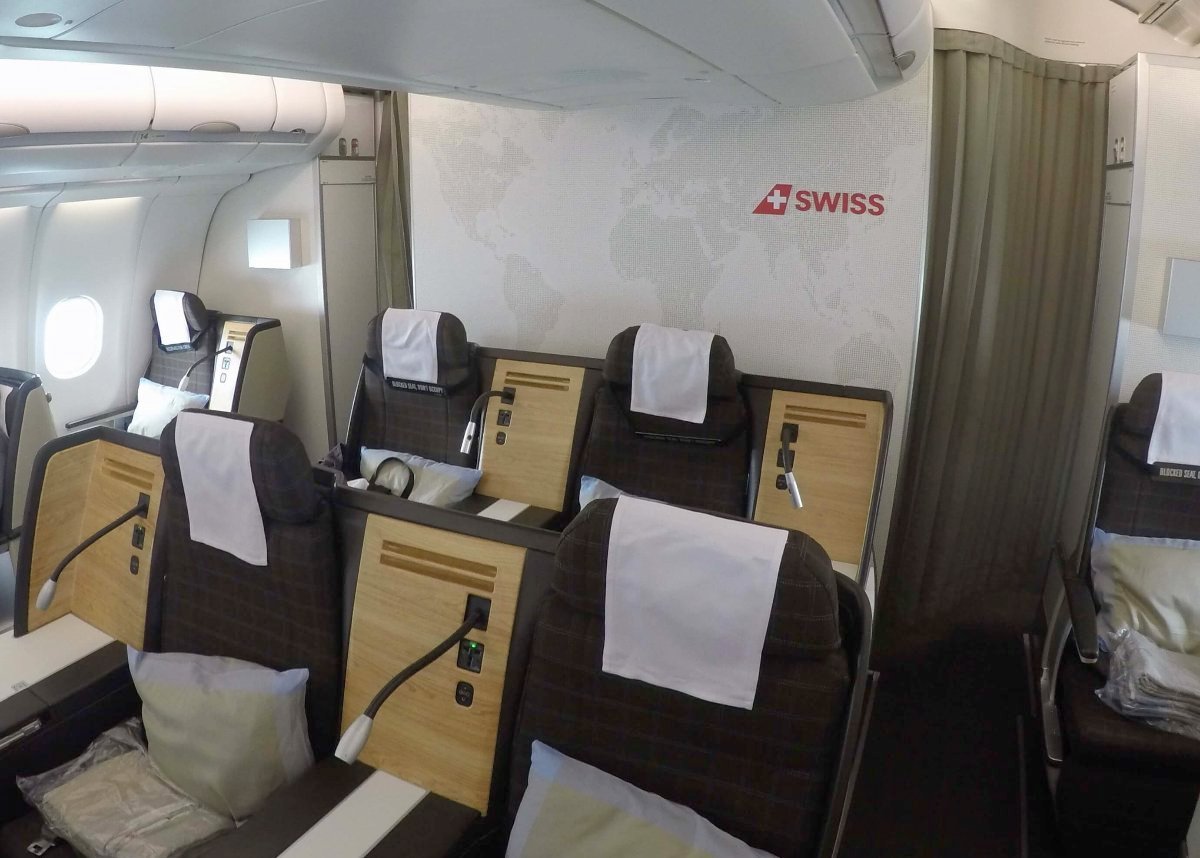 Cabina de Business Class A330 Swiss