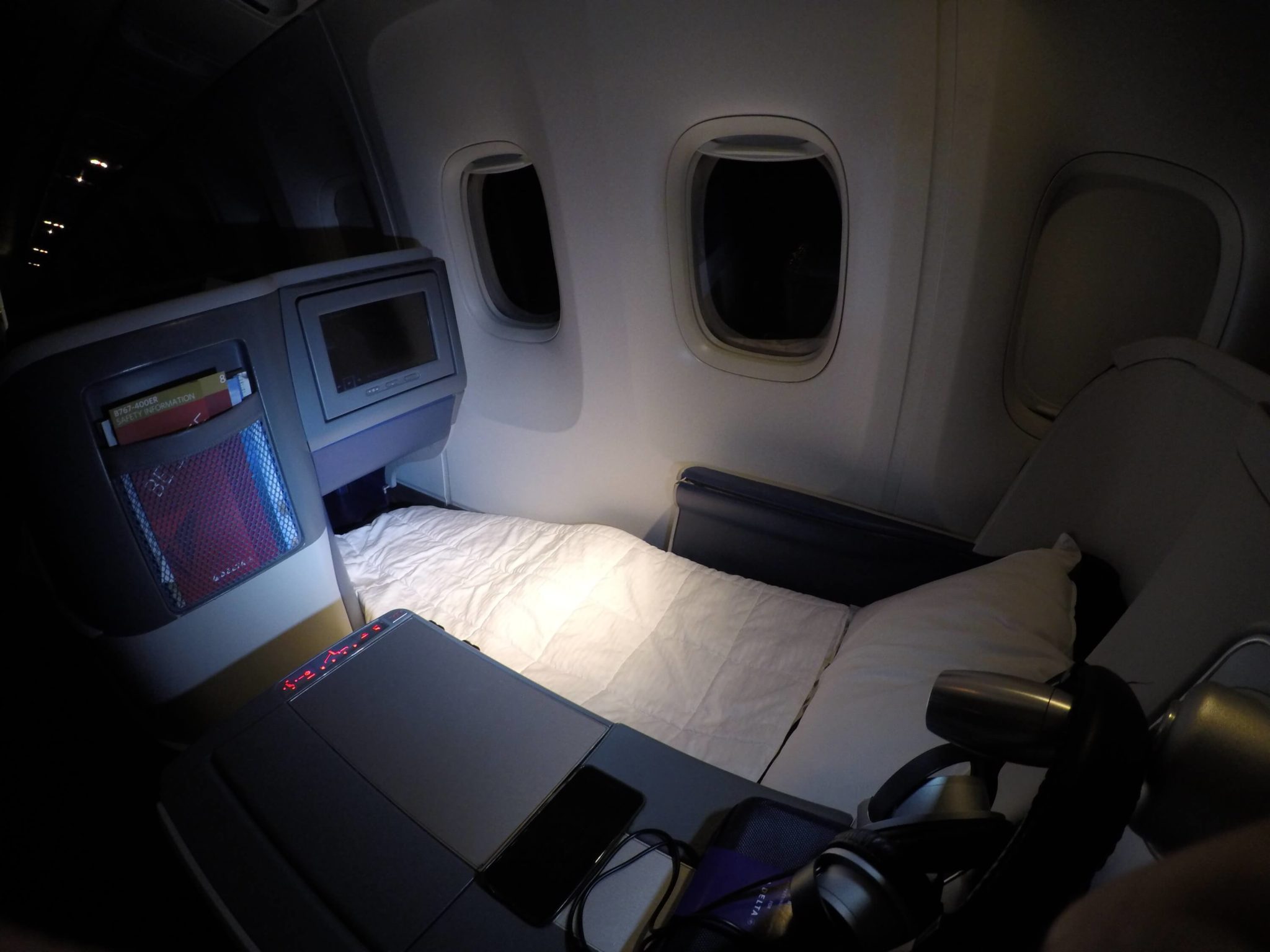 Asiento Delta ONE business class B767