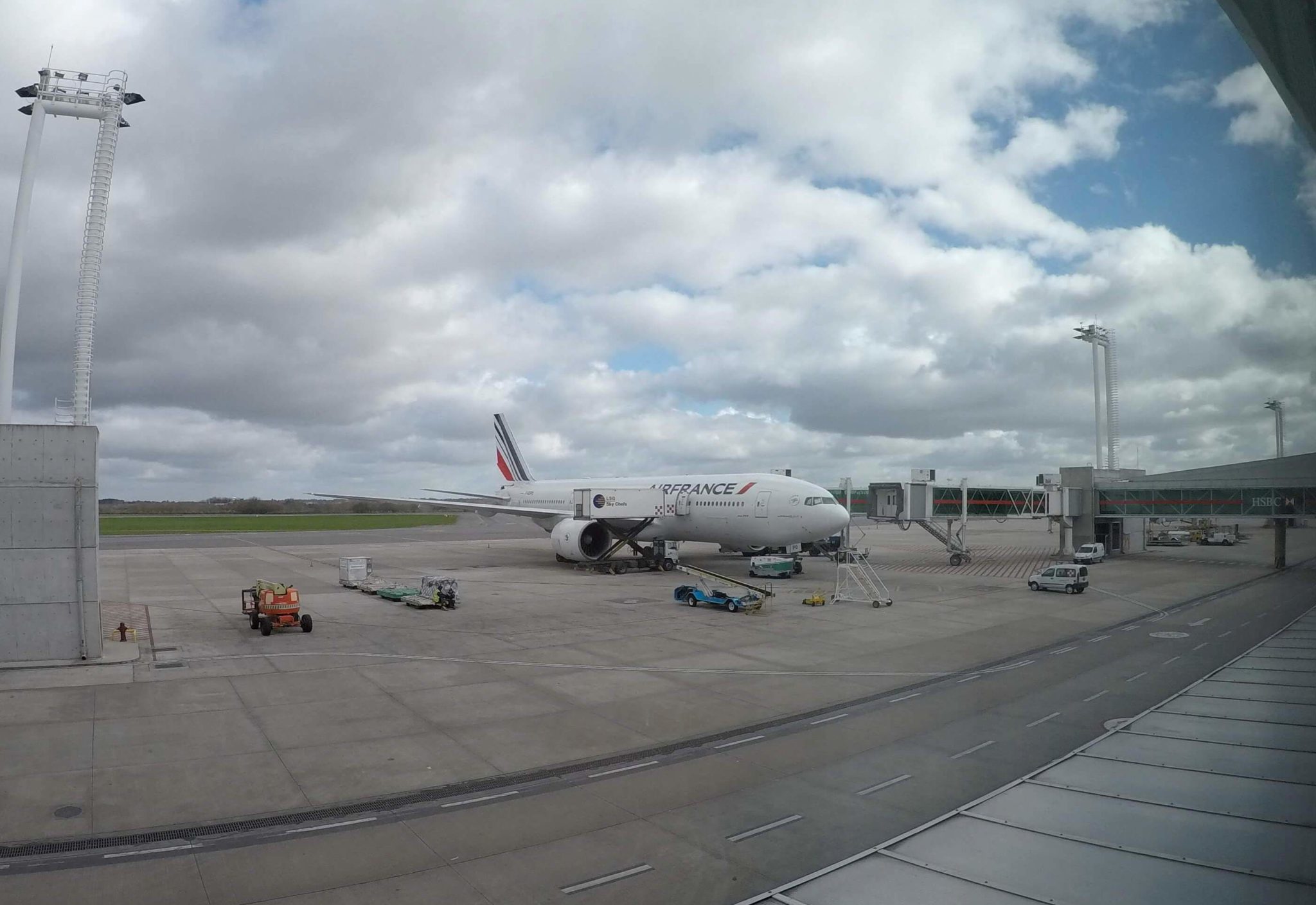 Boeing 777 de Air France en el aeropuerto de Ezeiza