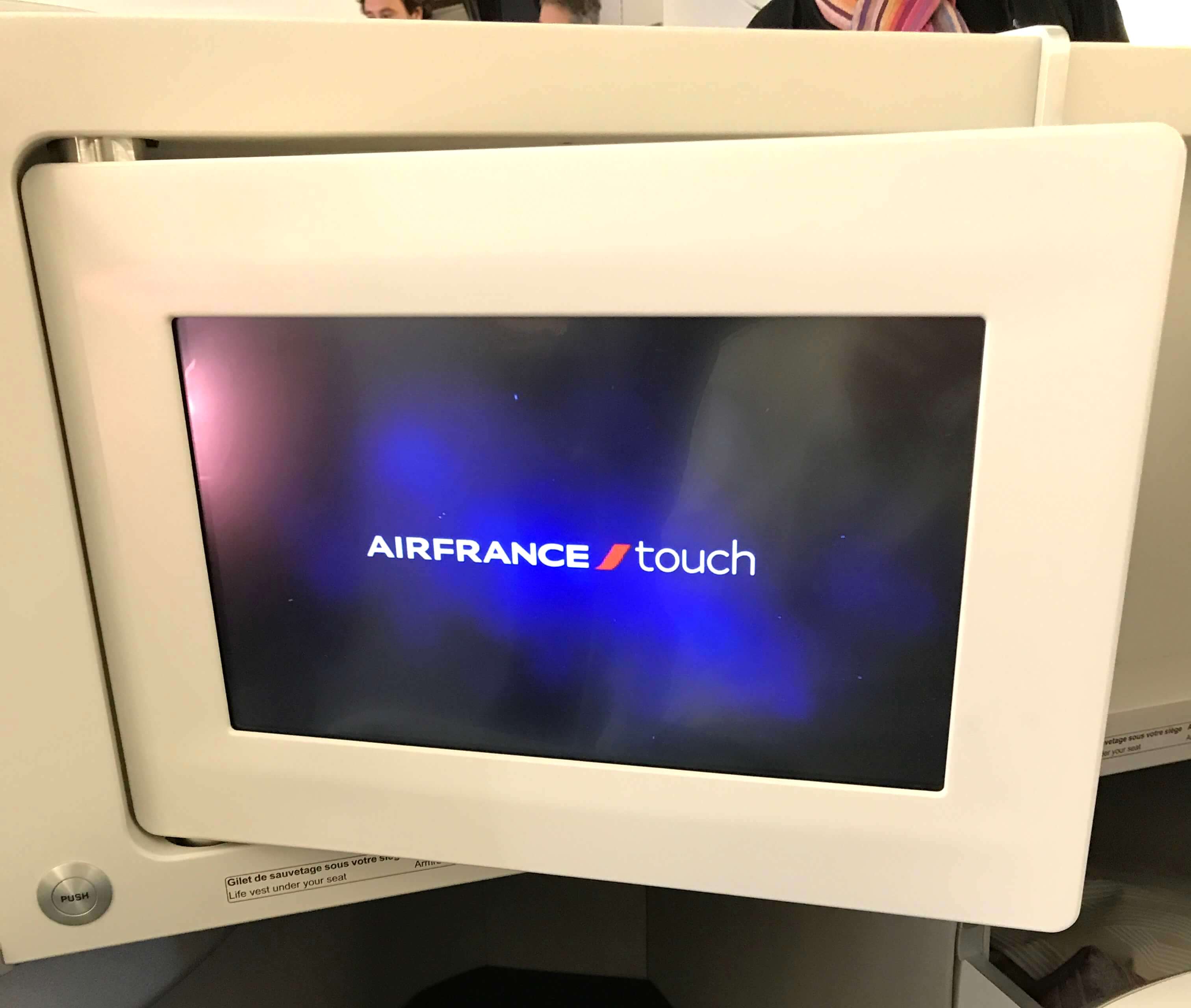 Asiento business class Air France B777
