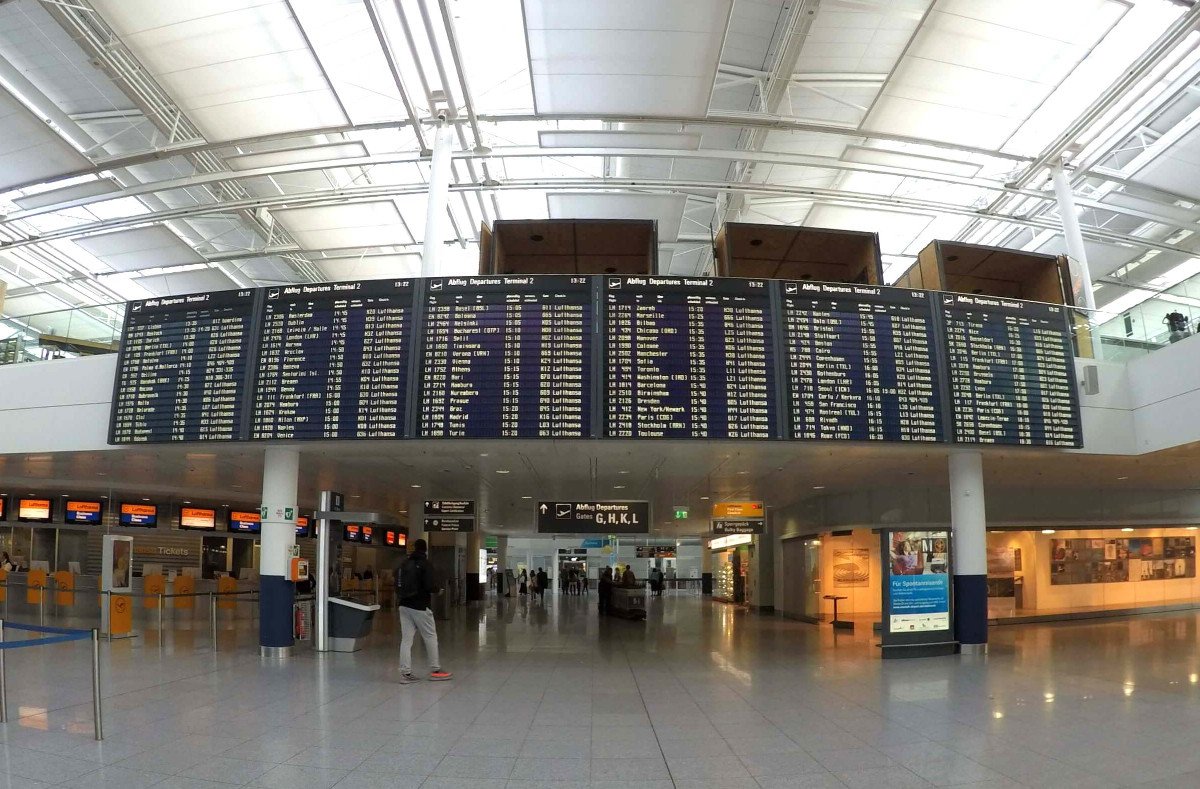 hall aeropuerto de Munich