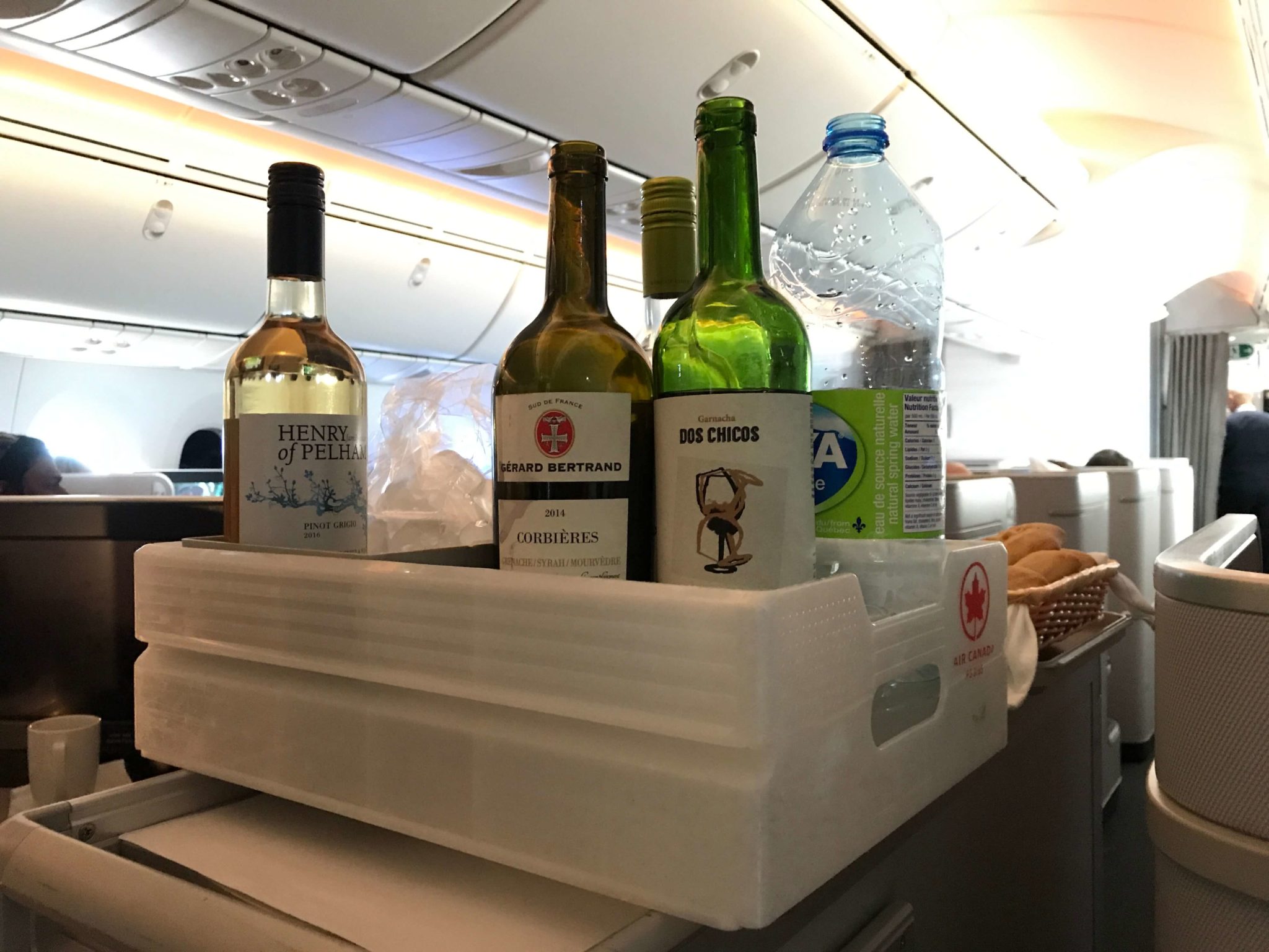 vino Business Class Air Canada