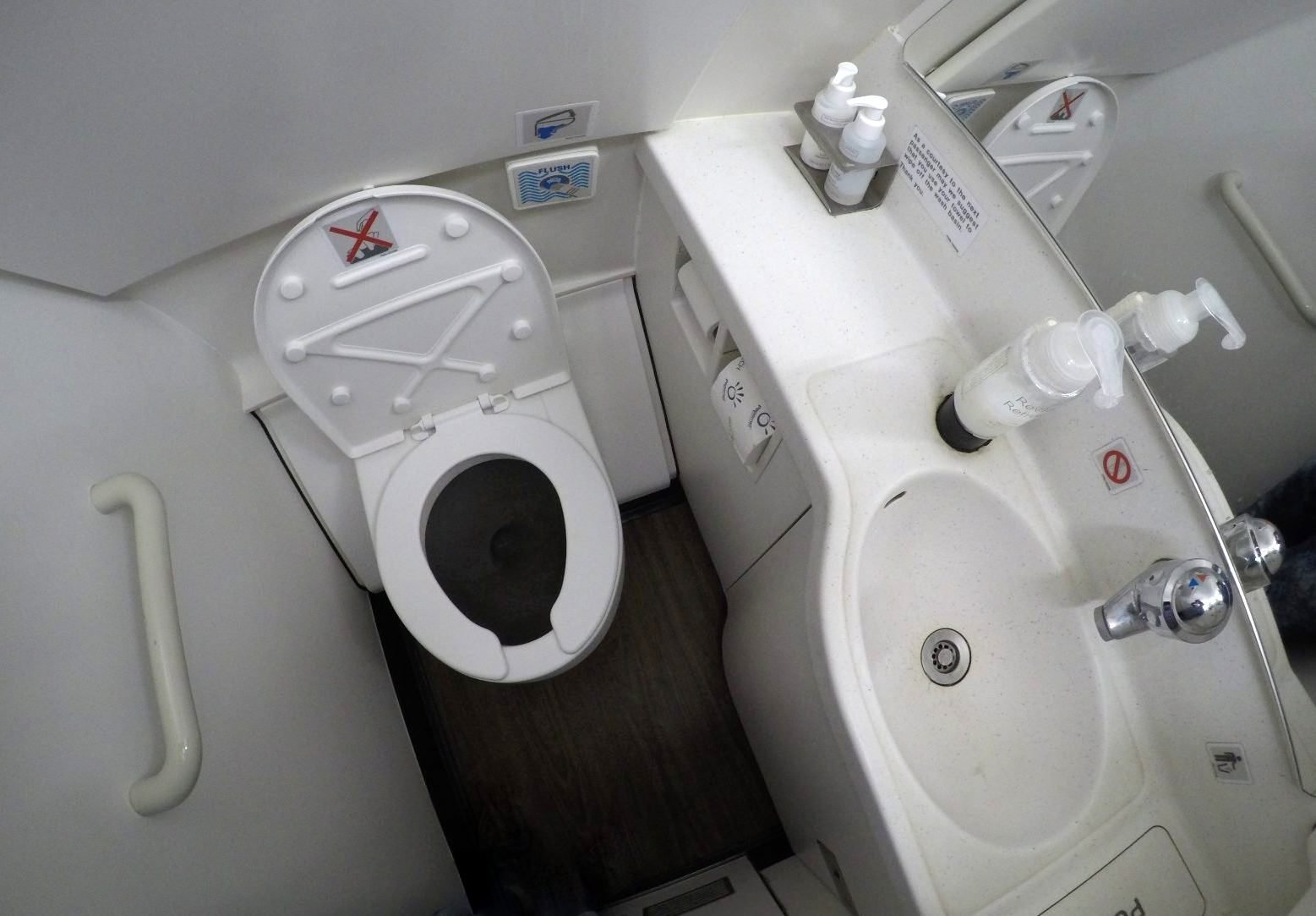 Lavabo business class british Airways A321