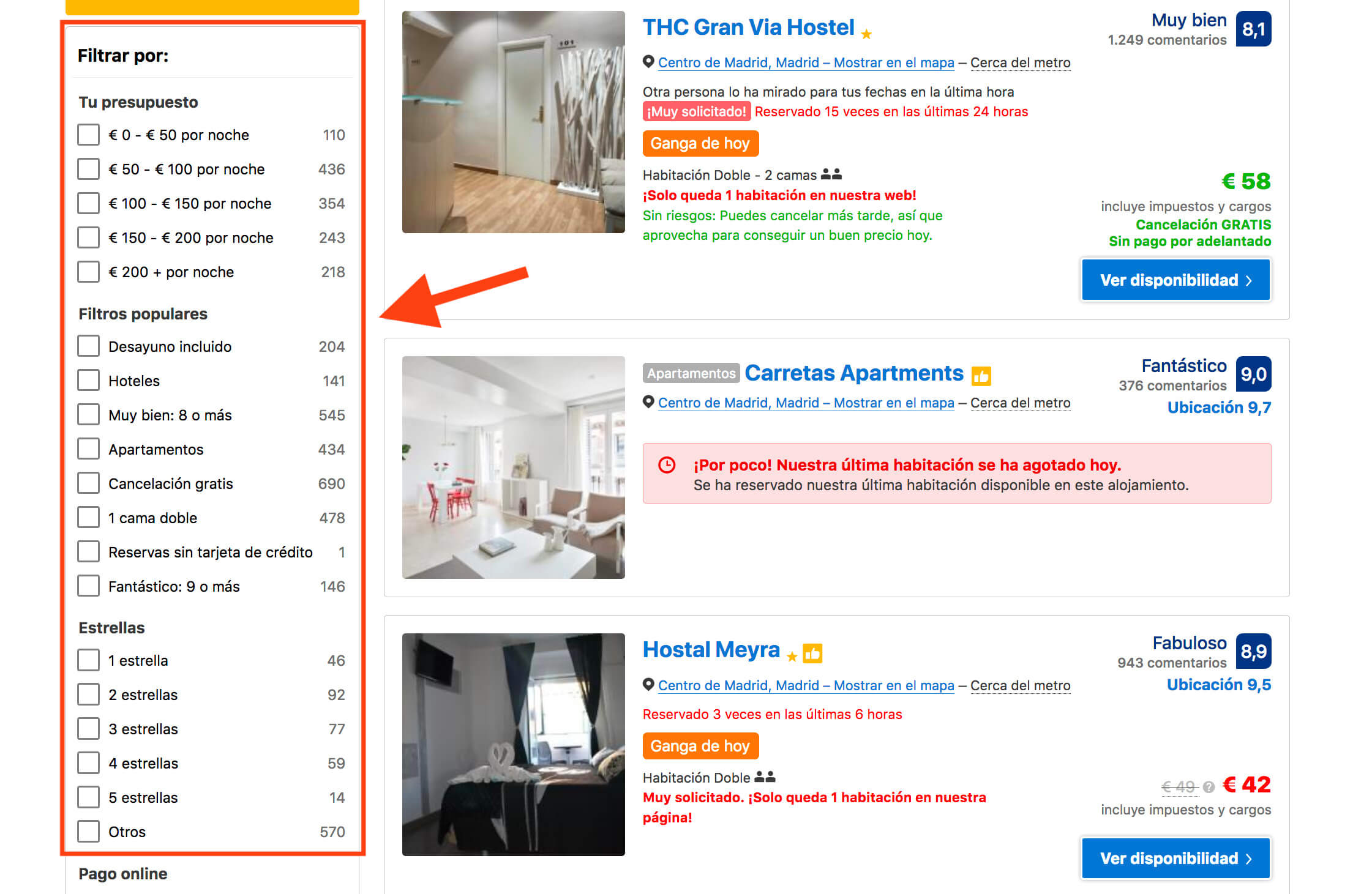 Como reservar hoteles en booking.com