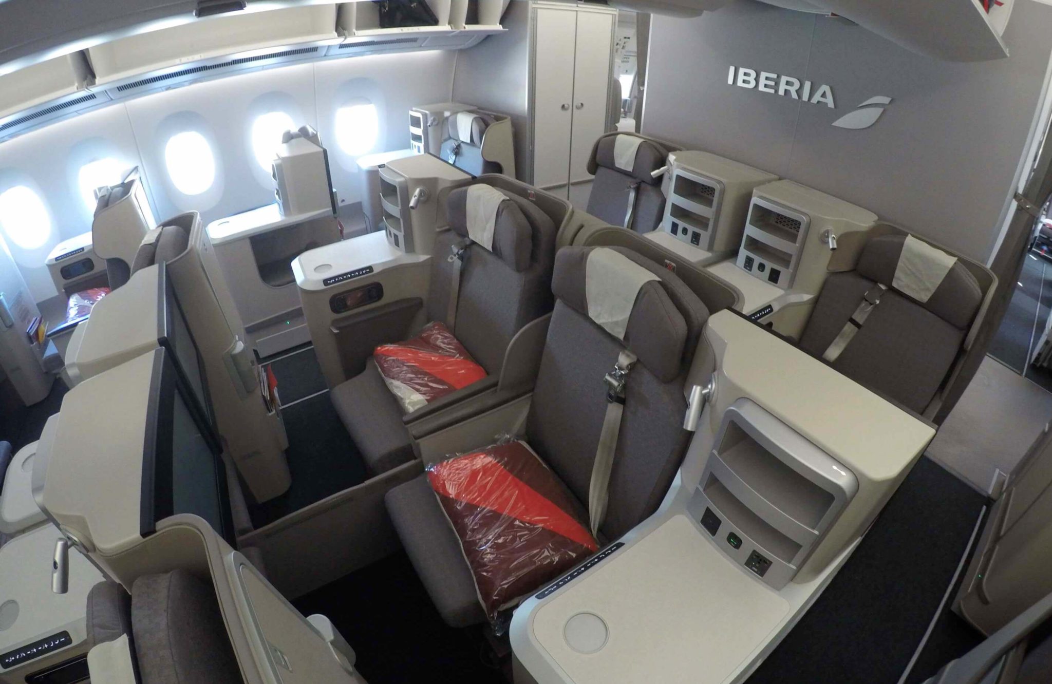 Cabina Business Class de Iberia A350