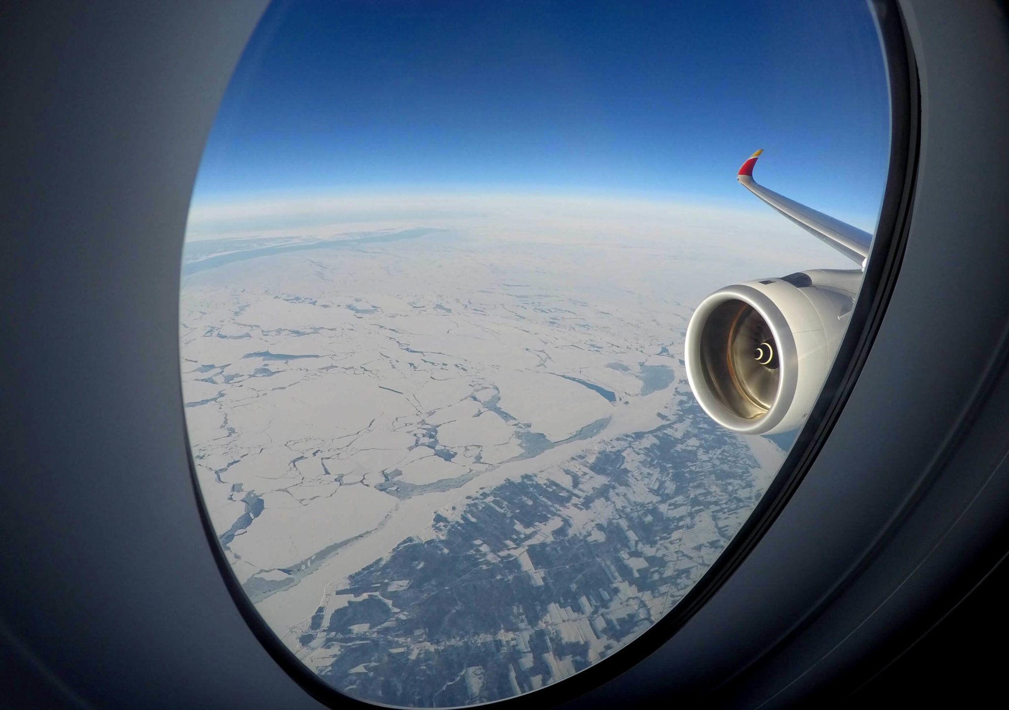 Sobrevolando Canadá en ruta desde MAD a JFK con Iberia