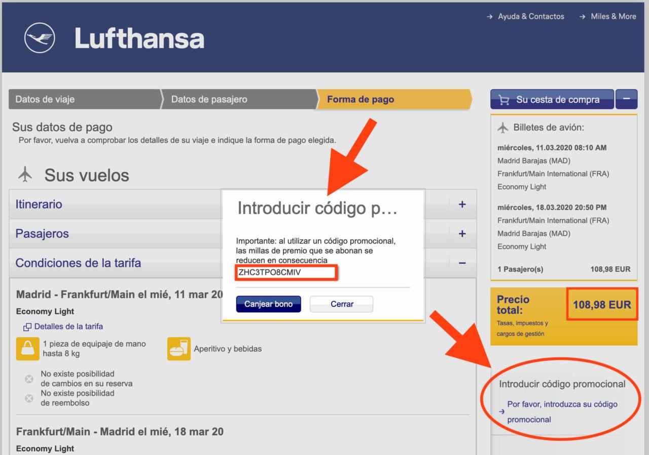 Black Friday Lufthansa Voucher de 30€ de Descuento Ultima Llamada