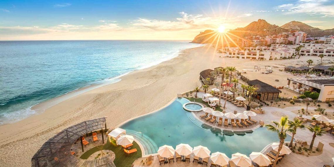 vista aérea de una playa