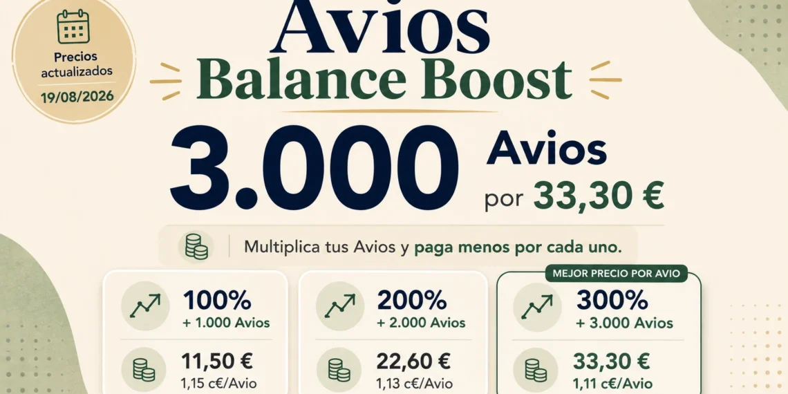 Avios Balance Boost de British Airways y Qatar Airways