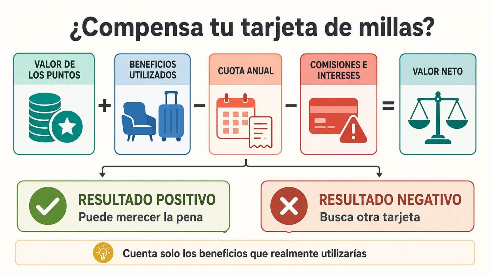 Cómo calcular si una tarjeta para acumular millas merece la pena