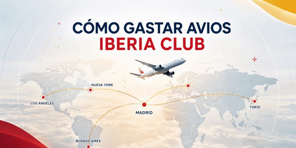 Cómo gastar Avios de Iberia Club: mapa con rutas desde Madrid a Los Ángeles, Nueva York, Tokio y Buenos Aires