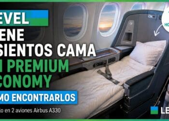 Asientos cama de LEVEL en Premium Economy