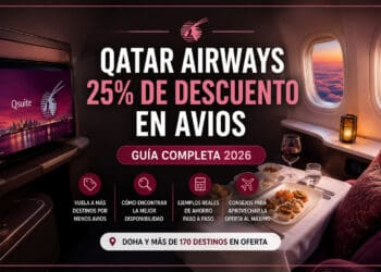 Qatar Airways ofrece hasta 25% de descuento en vuelos con Avios